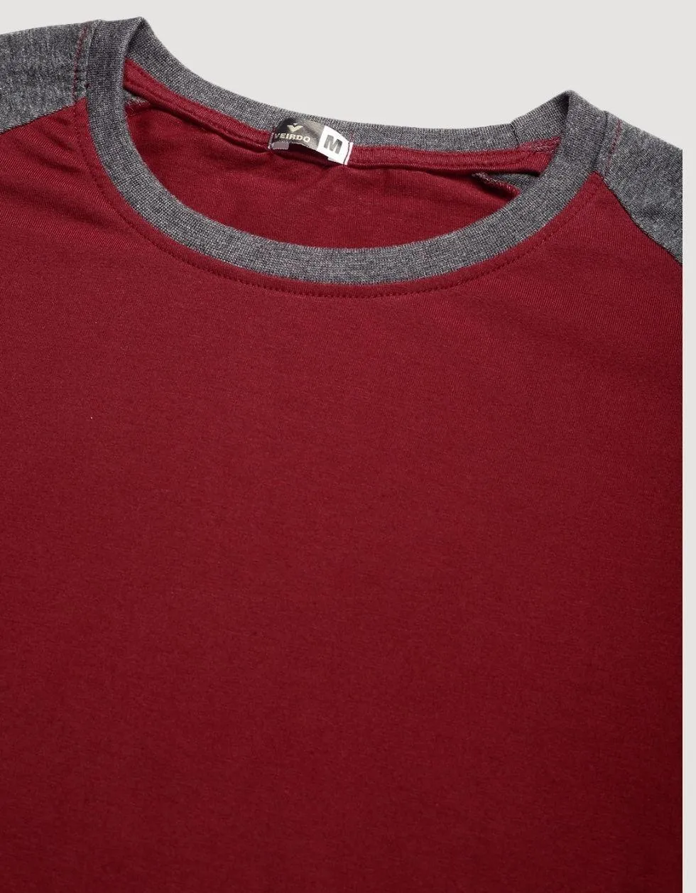 Long Sleeves Red round neck Full Sleeve Tshirt