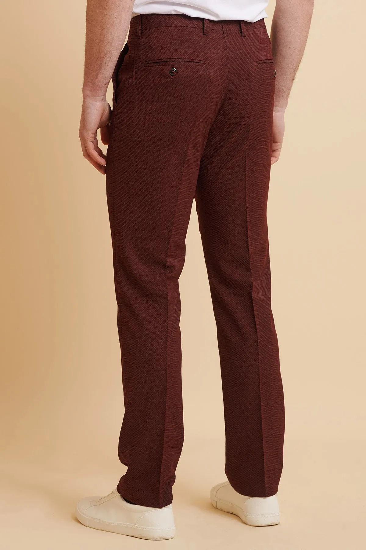 MAX - Wine Two Piece Suit