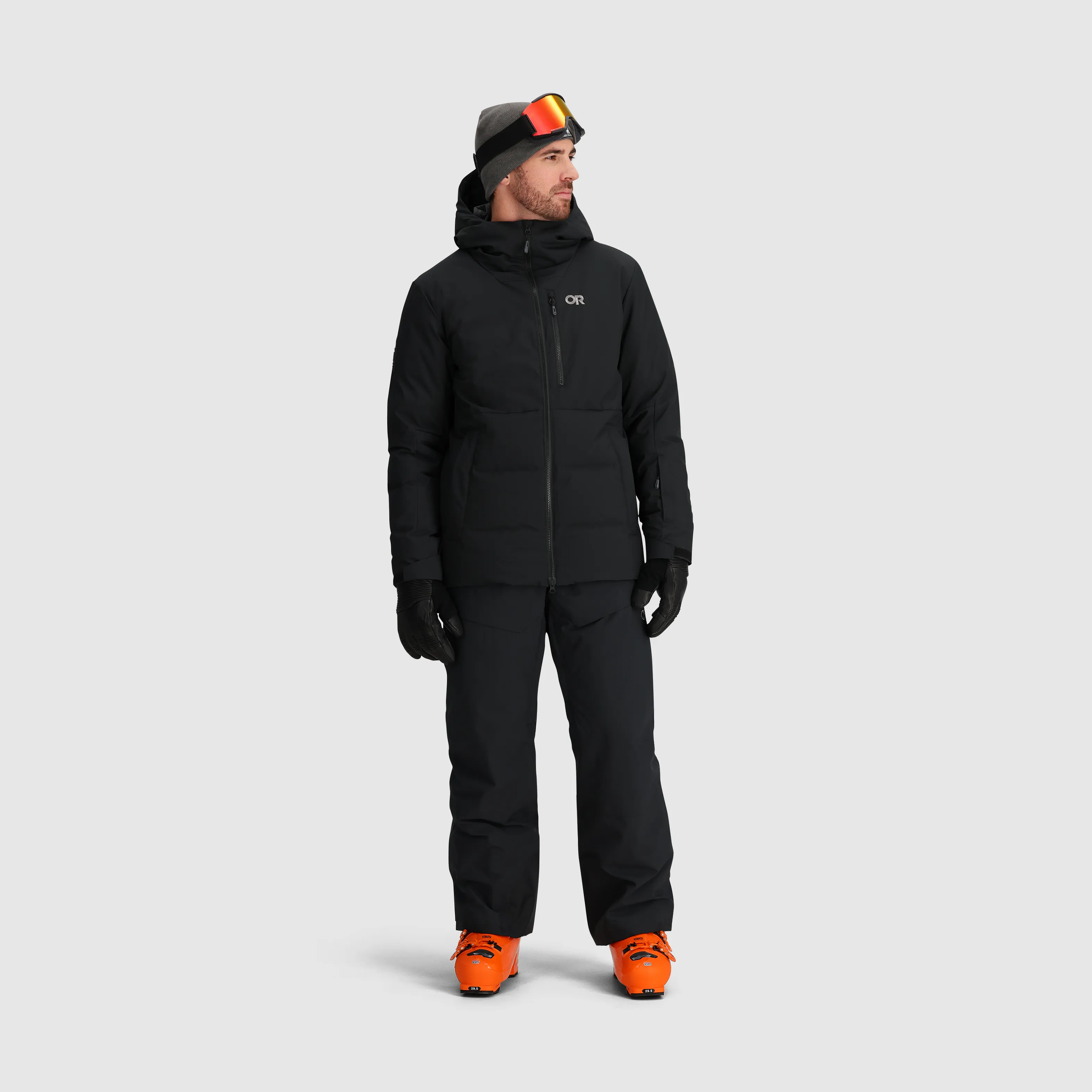 Optimise the title of this e-commerce product to Stylish Mens Insulated Snowcrew Down Jacket