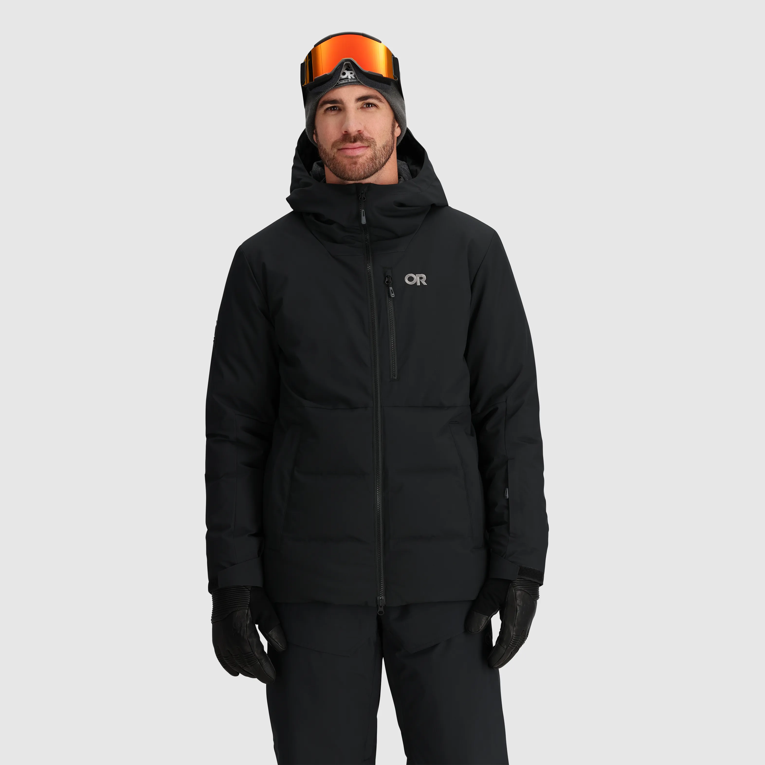 Optimise the title of this e-commerce product to Stylish Mens Insulated Snowcrew Down Jacket