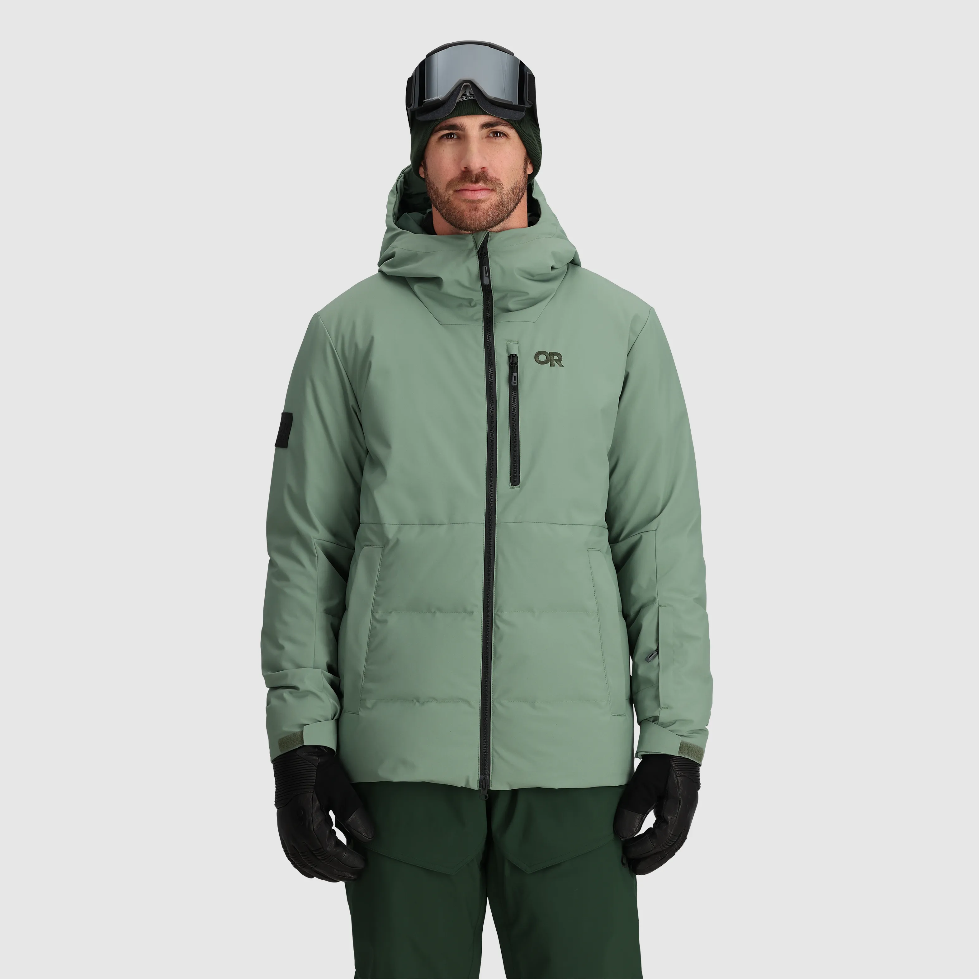 Optimise the title of this e-commerce product to Stylish Mens Insulated Snowcrew Down Jacket