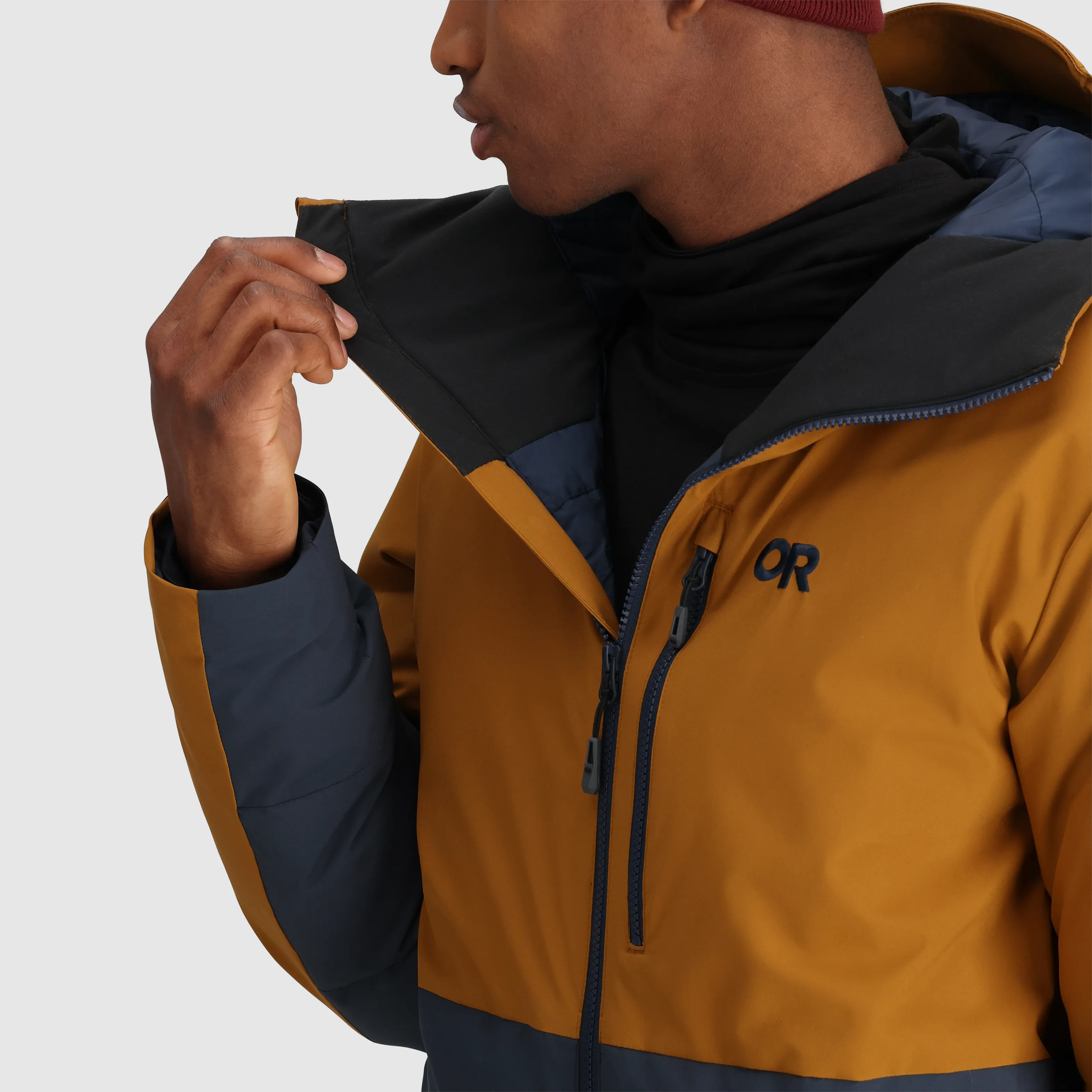 Optimise the title of this e-commerce product to Stylish Mens Insulated Snowcrew Down Jacket