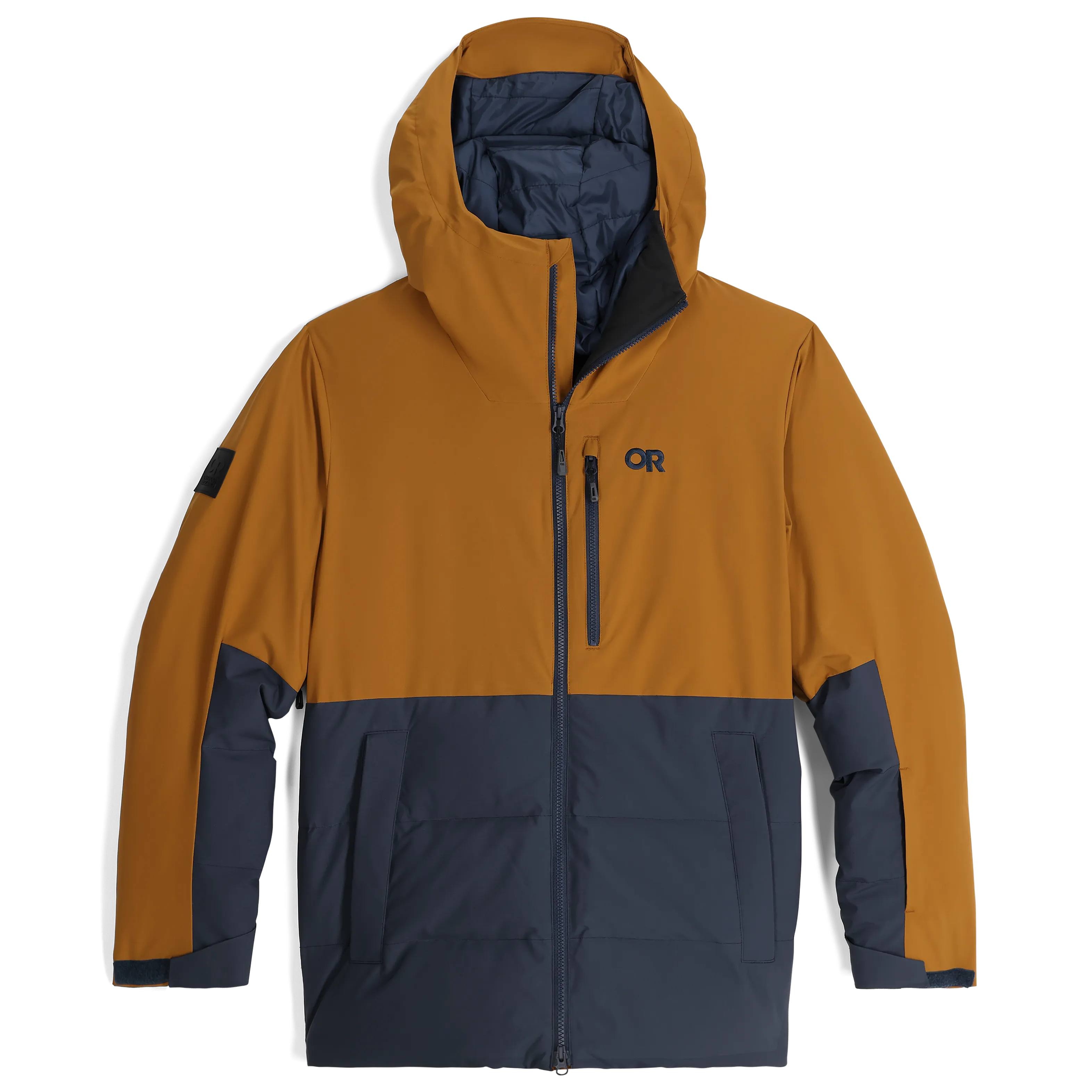 Optimise the title of this e-commerce product to Stylish Mens Insulated Snowcrew Down Jacket