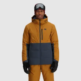 Optimise the title of this e-commerce product to Stylish Mens Insulated Snowcrew Down Jacket