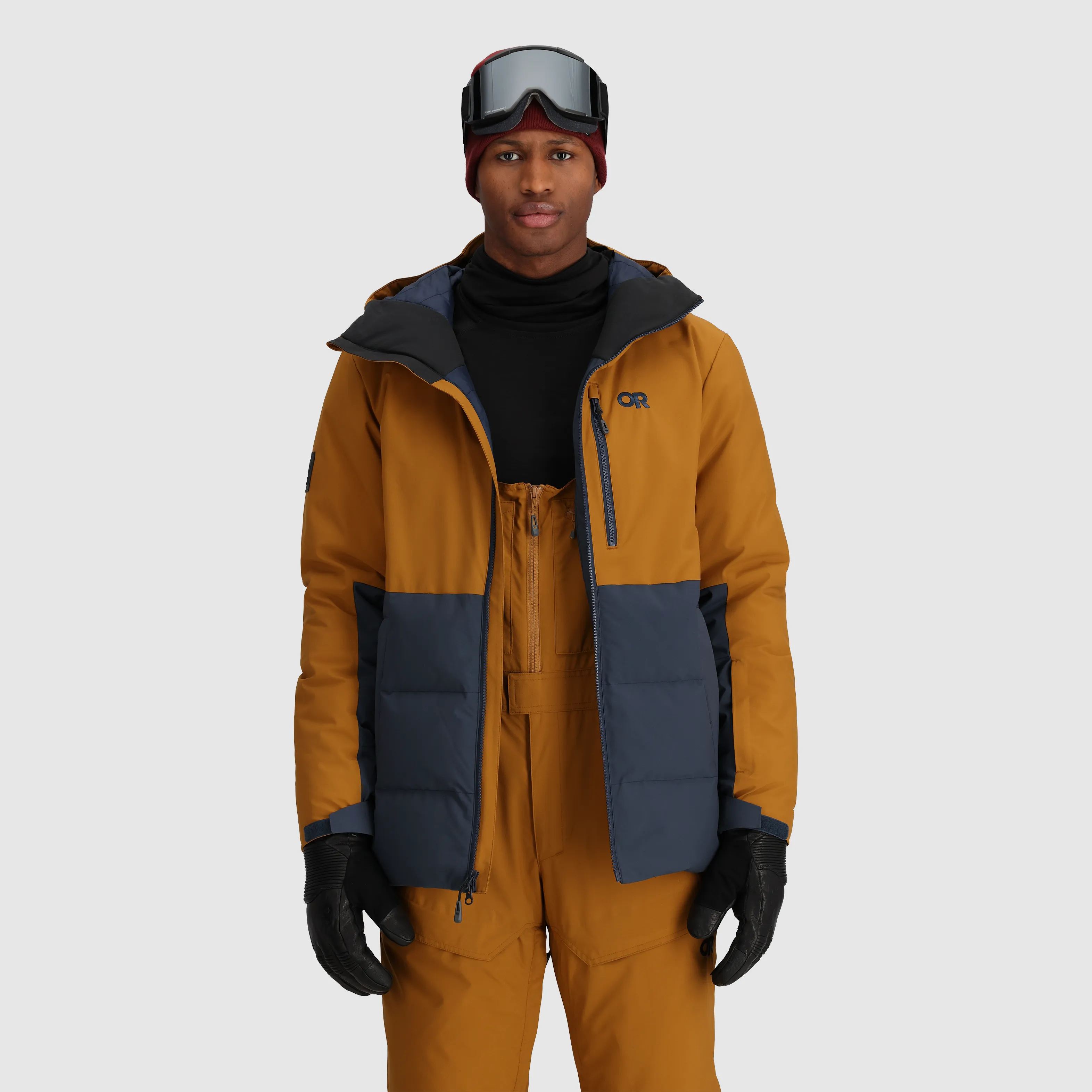 Optimise the title of this e-commerce product to Stylish Mens Insulated Snowcrew Down Jacket