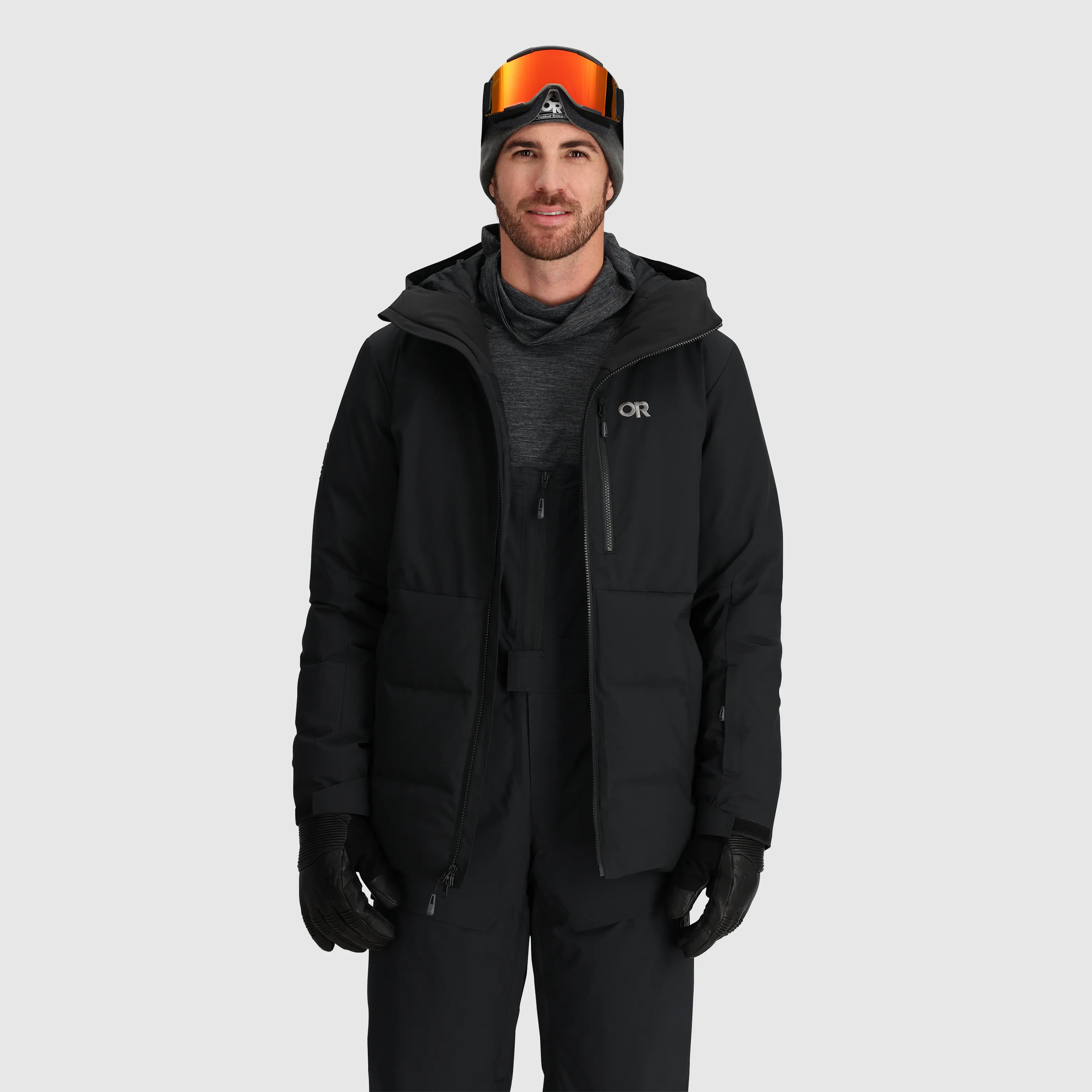 Optimise the title of this e-commerce product to Stylish Mens Insulated Snowcrew Down Jacket