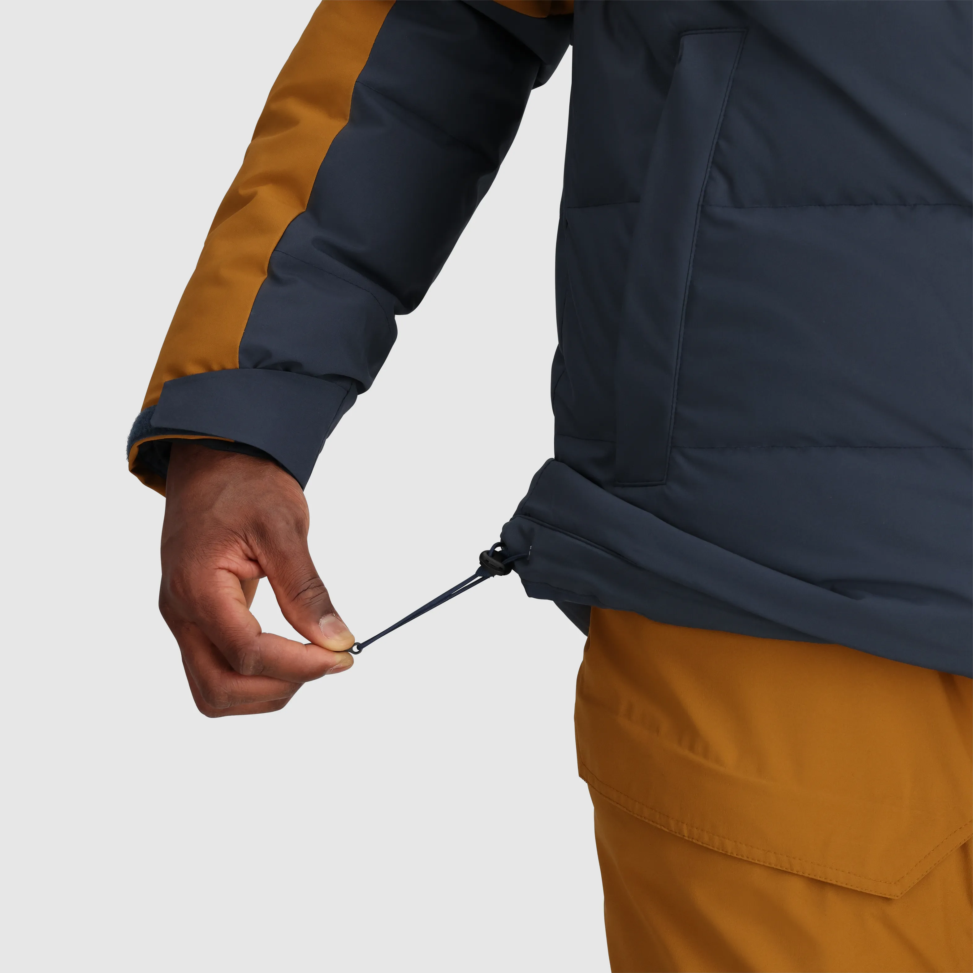 Optimise the title of this e-commerce product to Stylish Mens Insulated Snowcrew Down Jacket