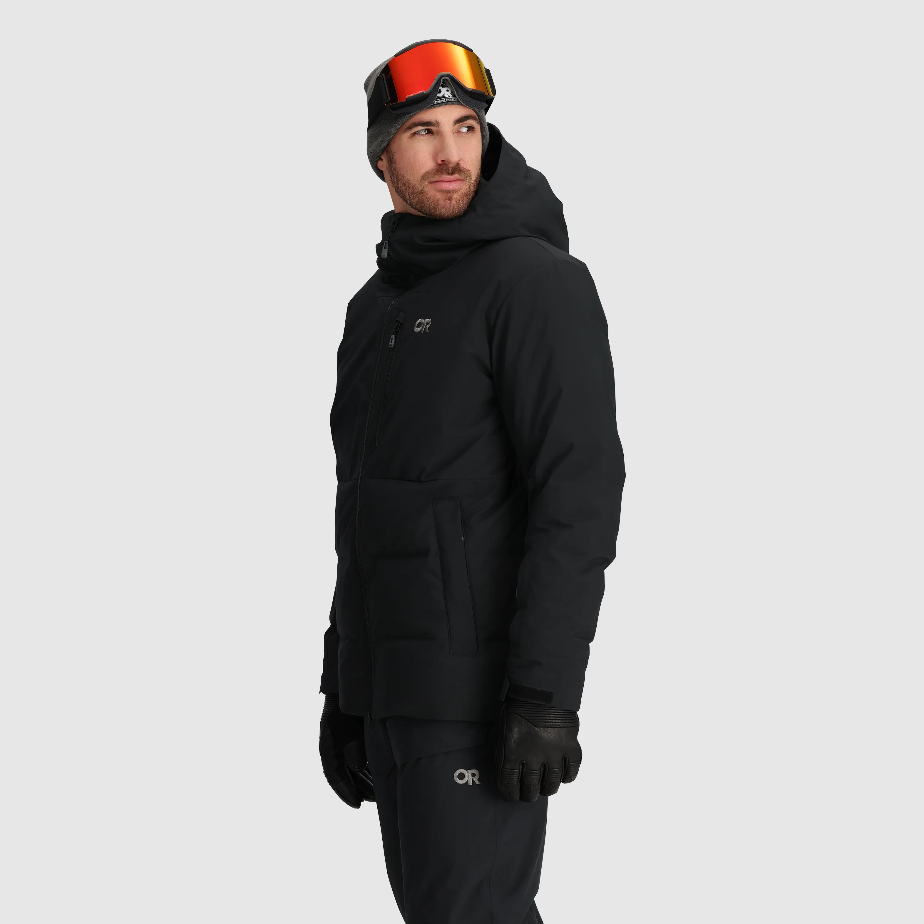 Optimise the title of this e-commerce product to Stylish Mens Insulated Snowcrew Down Jacket