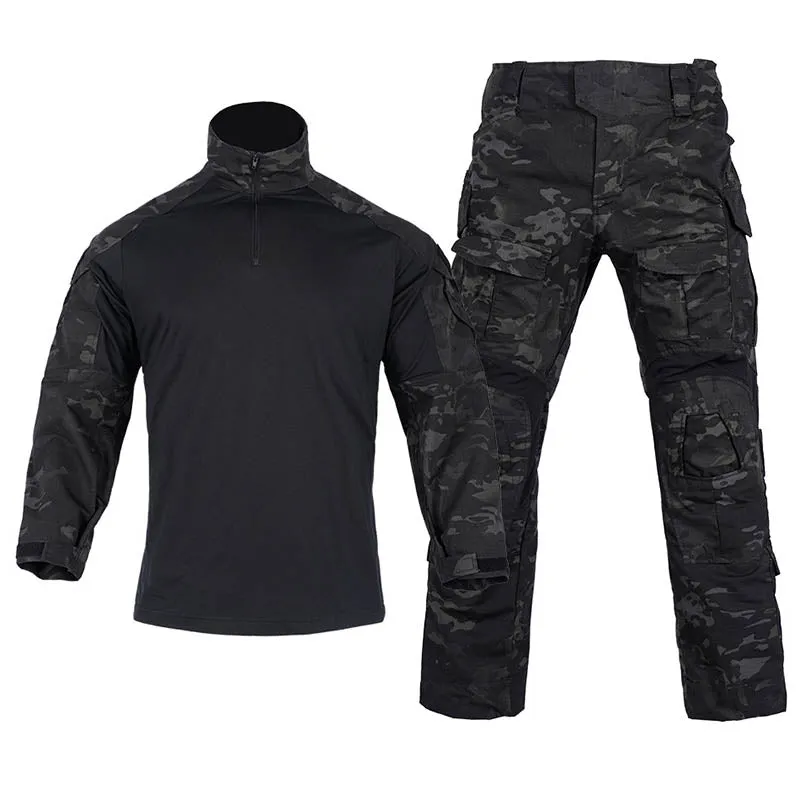 Men's Tactical Suits Outdoor Camouflage Combat Frog Suit