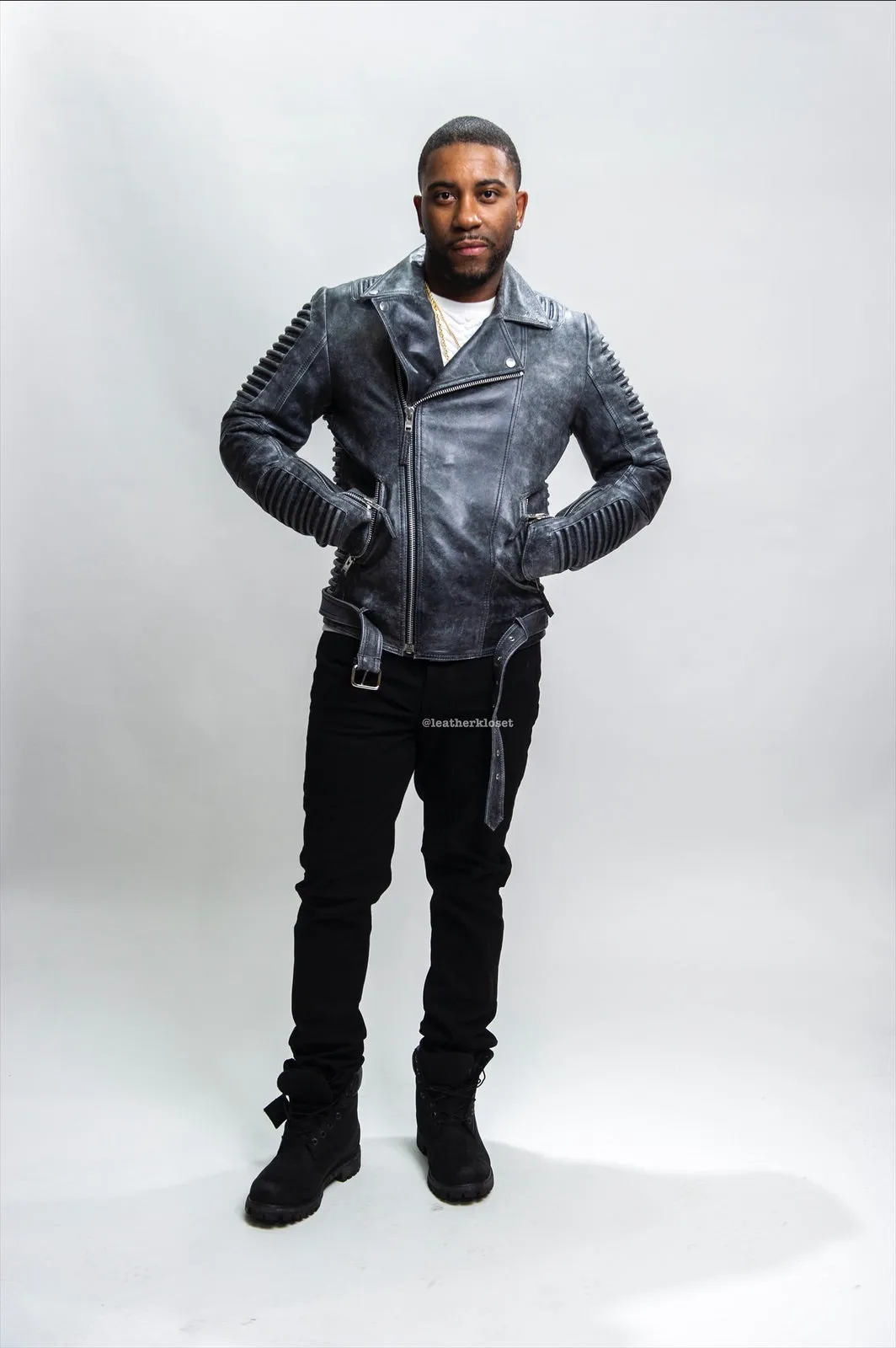 Men's Trey Biker Jacket [Space Gray]