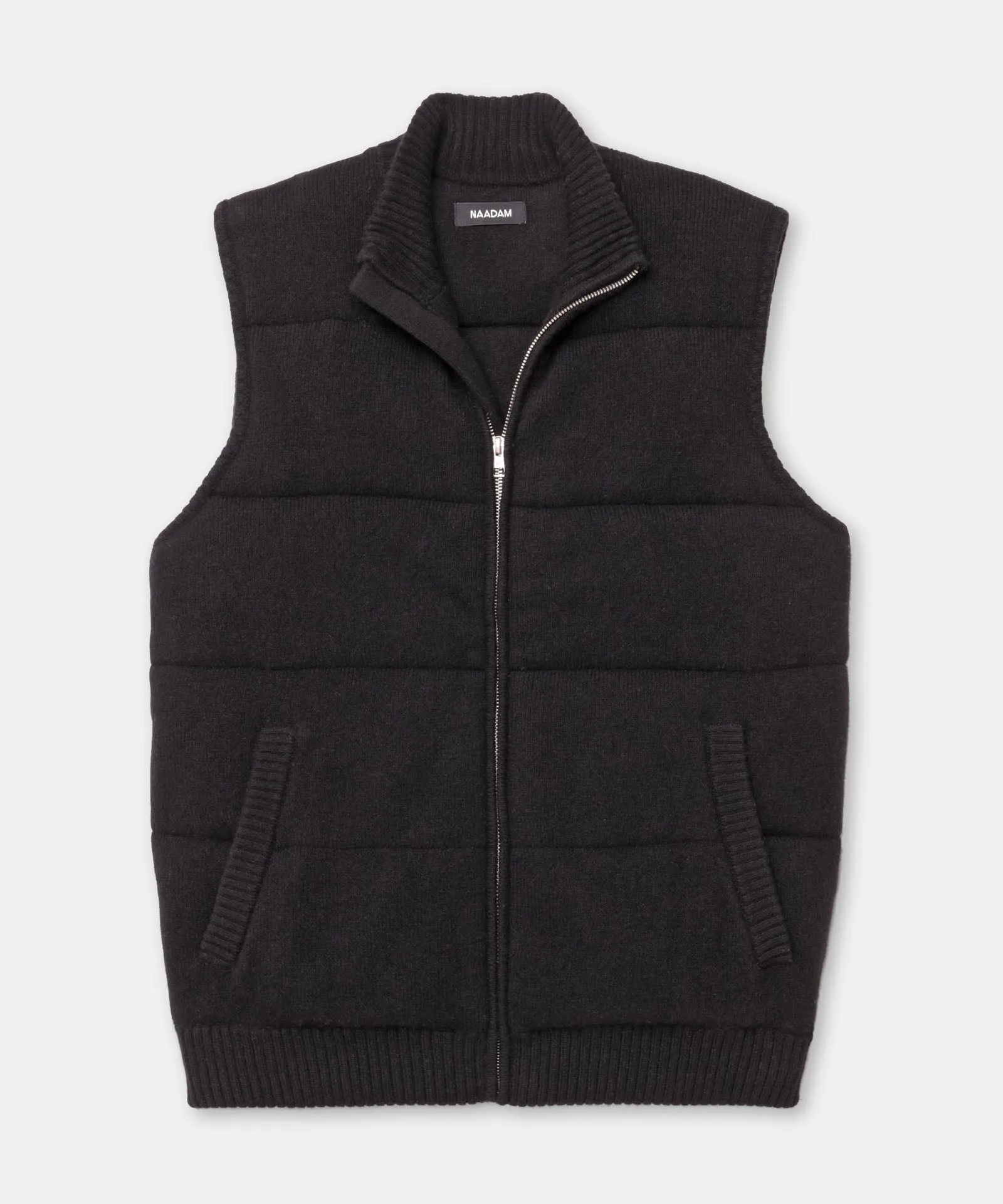 Luxurious Merino Wool & Cashmere Blend Puffer Vest