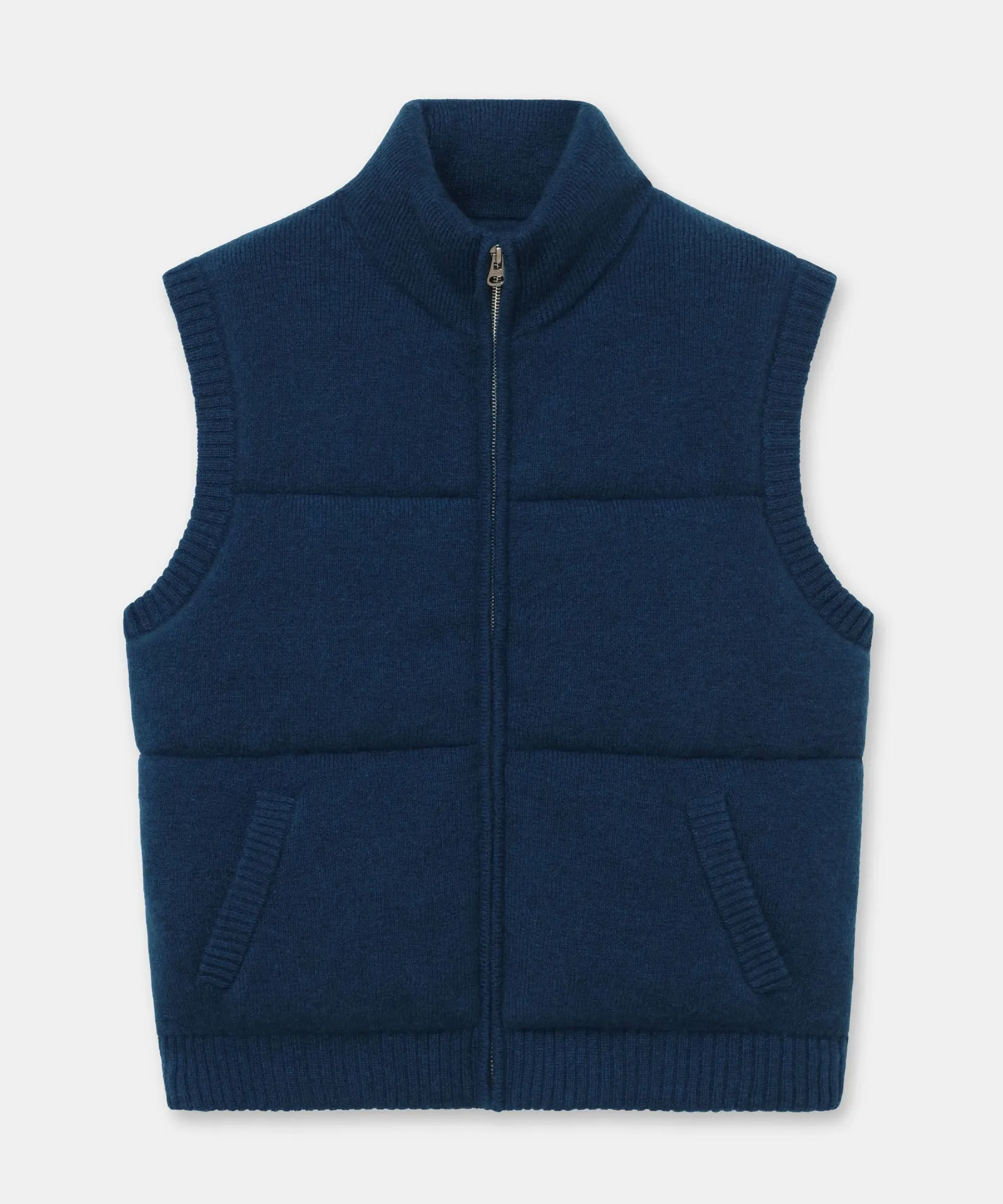 Merino Cashmere Puffer Vest