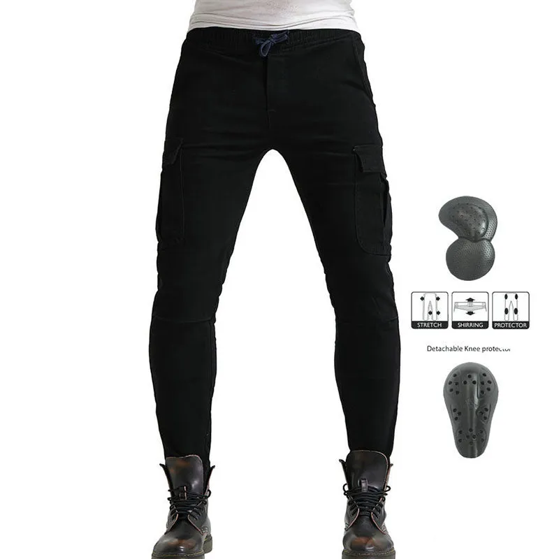 Outdoor Slim Motorcycle Riding Casual Men's Pants