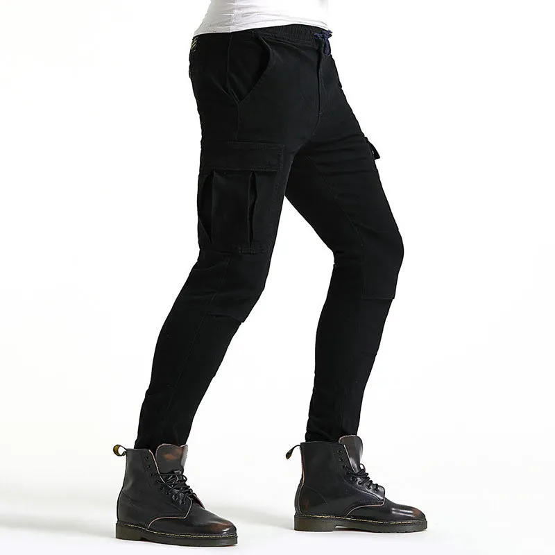 Outdoor Slim Motorcycle Riding Casual Men's Pants