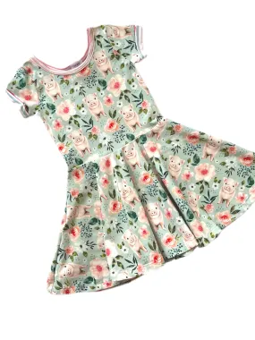 Piggy Floral Twirl Dress