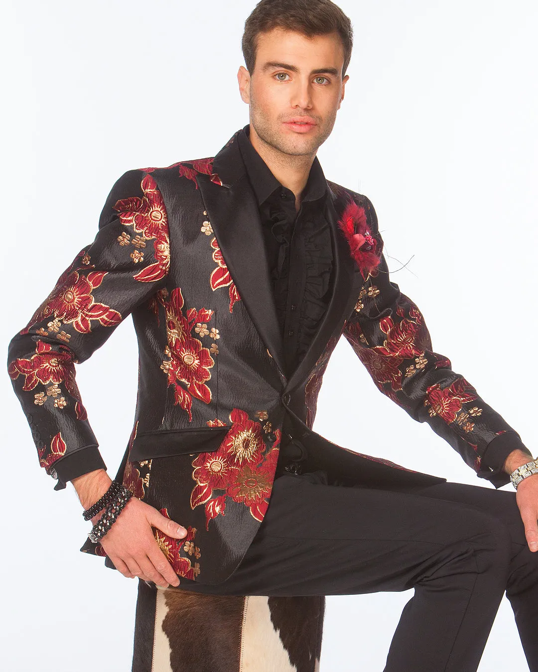 Prom Blazer - Tuxedo - Sun F. Burgundy - Prom Tuxedo 2021