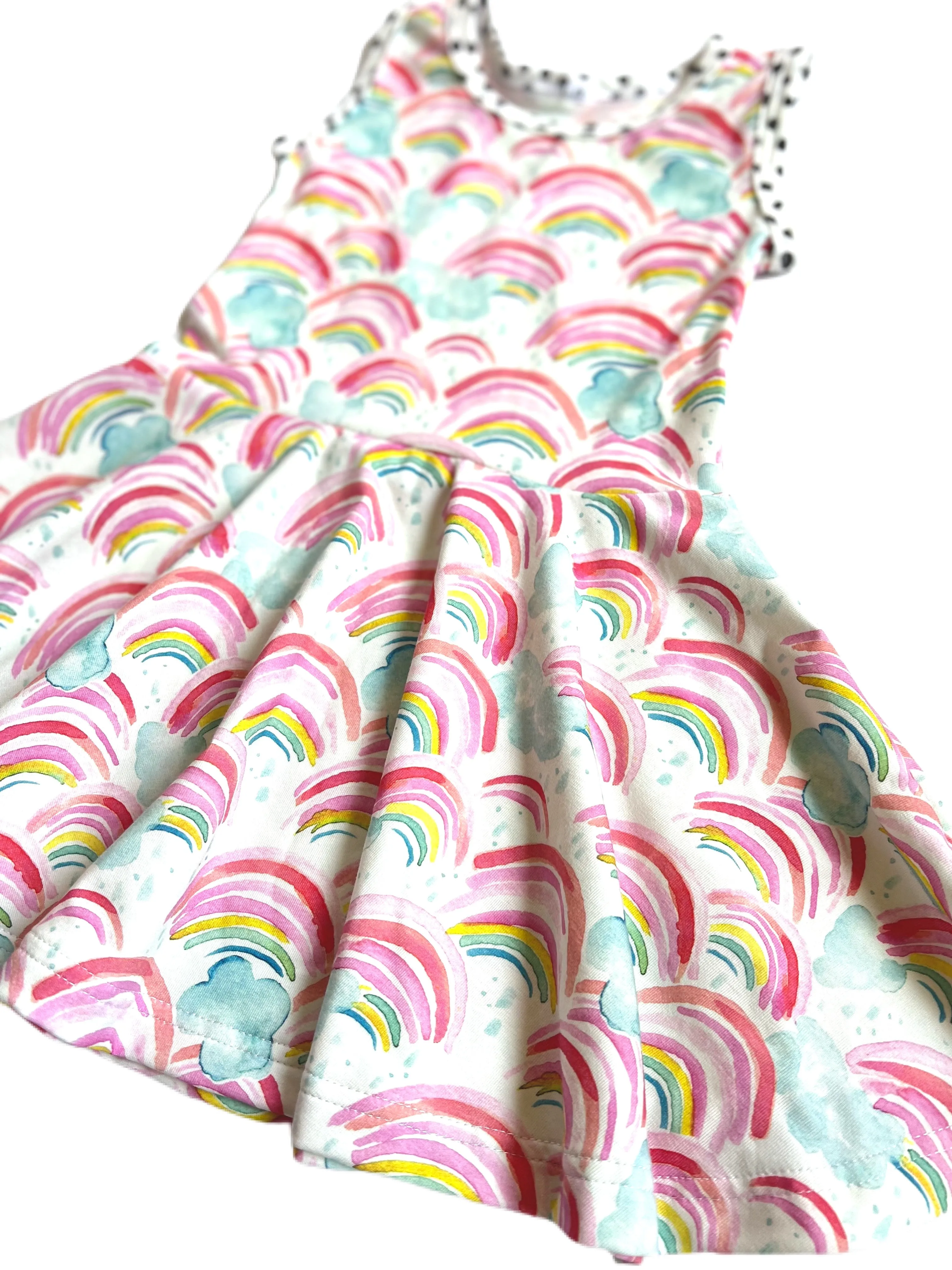 Rainbow Twirl Dress NB-14