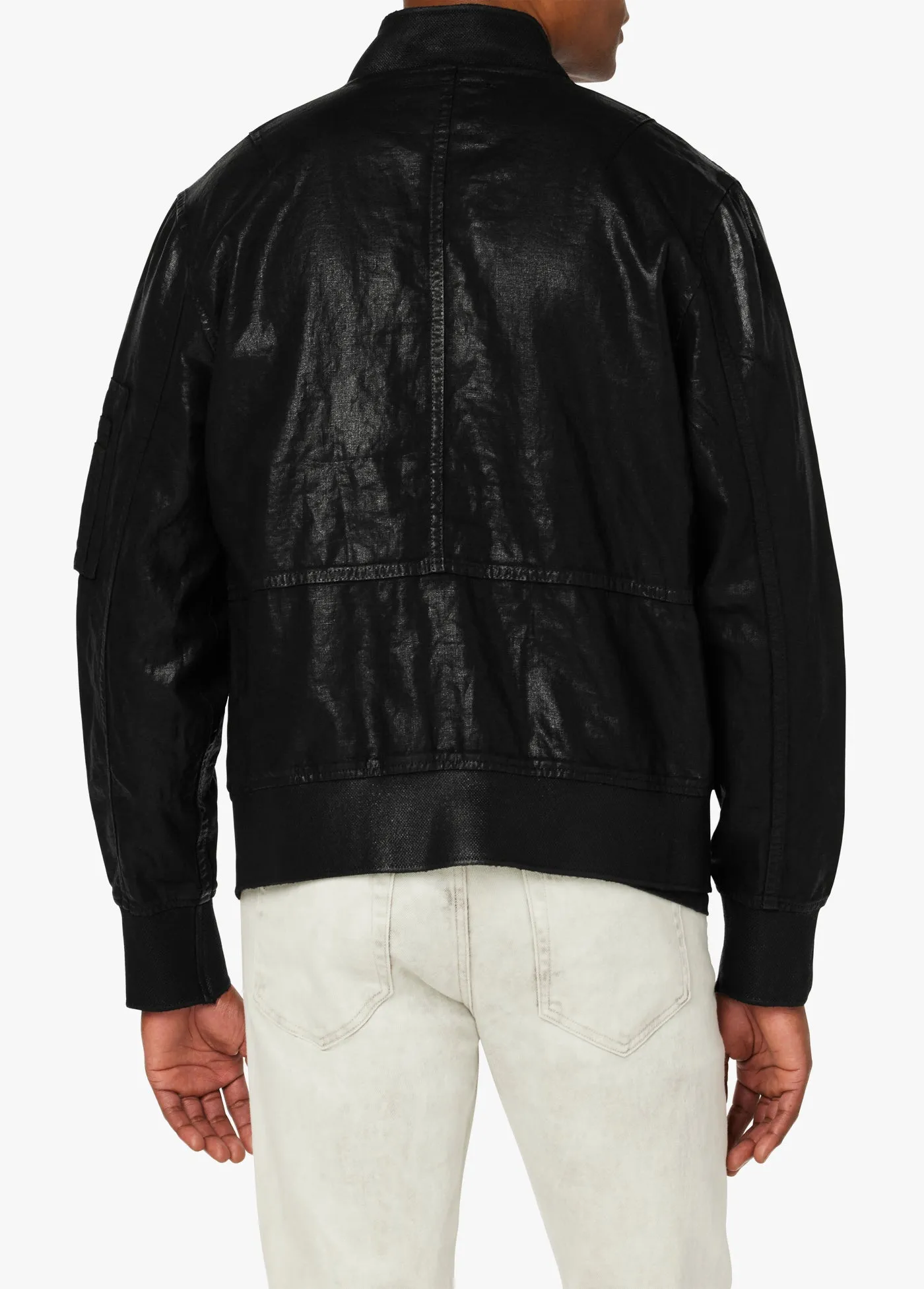 RAY LINEN BOMBER