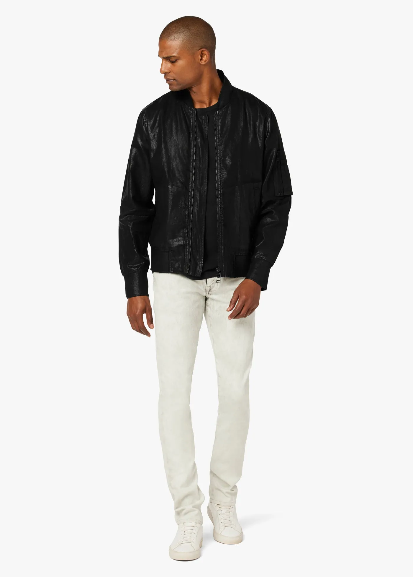 RAY LINEN BOMBER