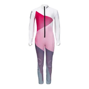 Sammi Kids Race Suit - White/Pink