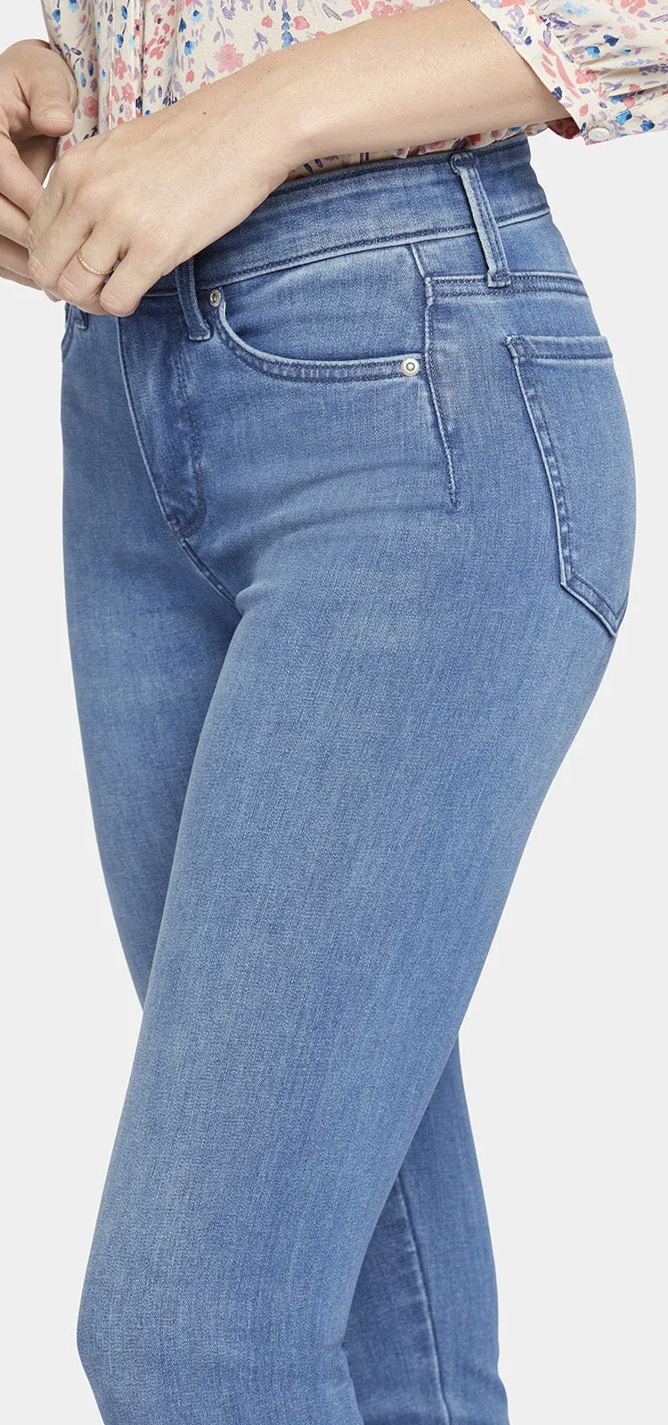 Seamless Sheri Slim Jeans Mediumblauw Premium Denim | Stunning