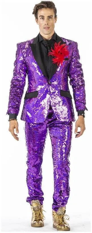 Sequin Suits, New R. Violet (pink) - Prom - Suit - Sequin