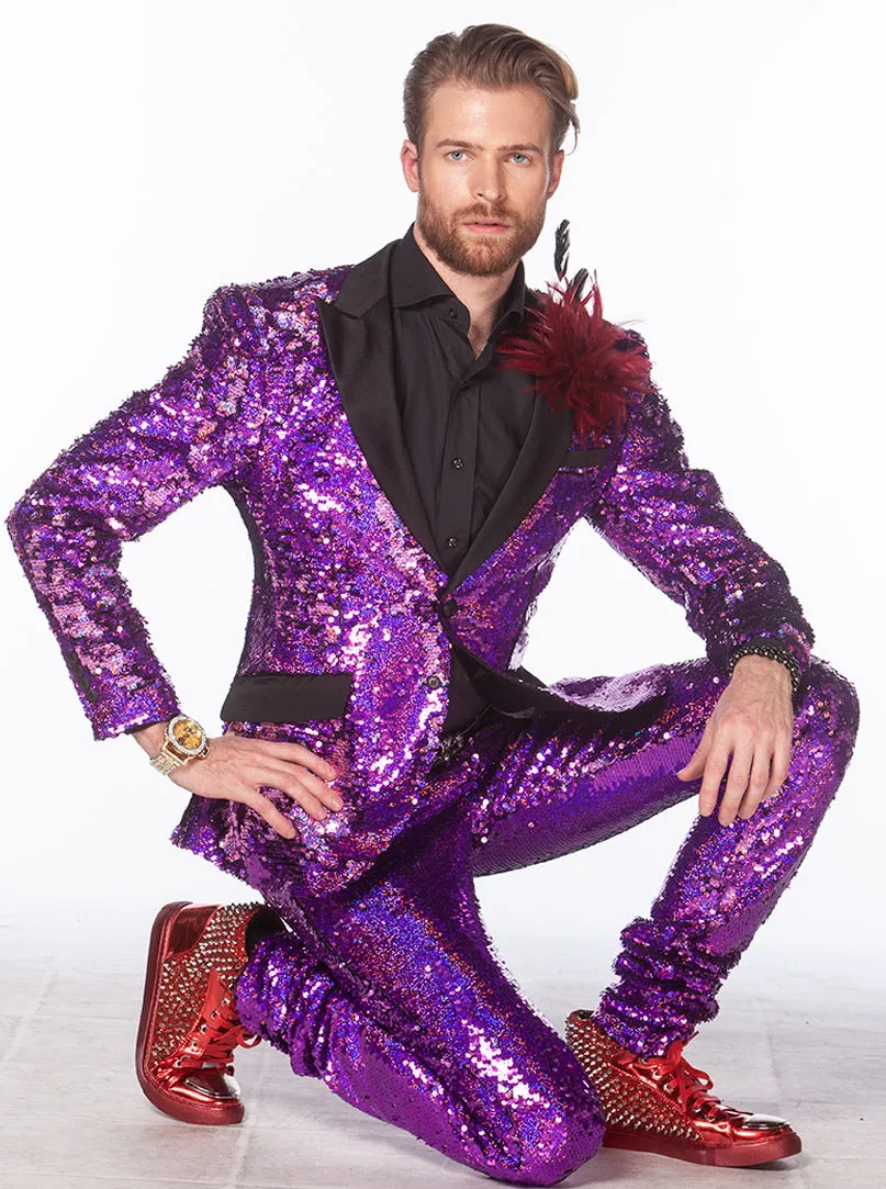 Sequin Suits, New R. Violet (pink) - Prom - Suit - Sequin