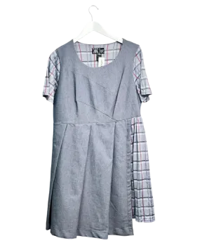 Size 18 - Jude Multilayered Plaid Shift Dress