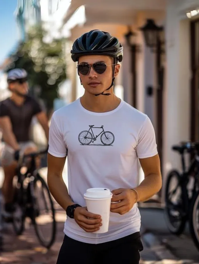 SKETCHY TEE - CYCLE SERIES - WHITE