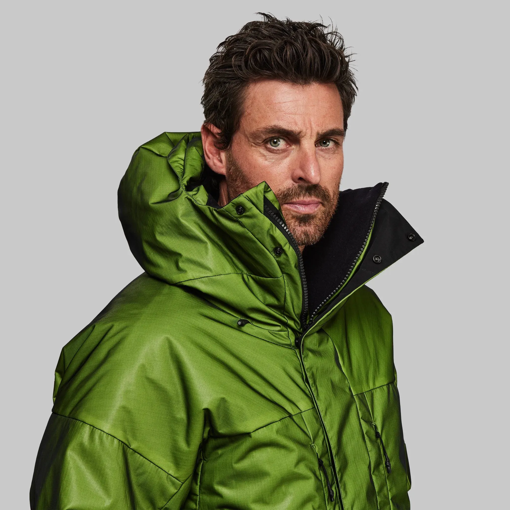 Solar Charged Puffer. Green edition