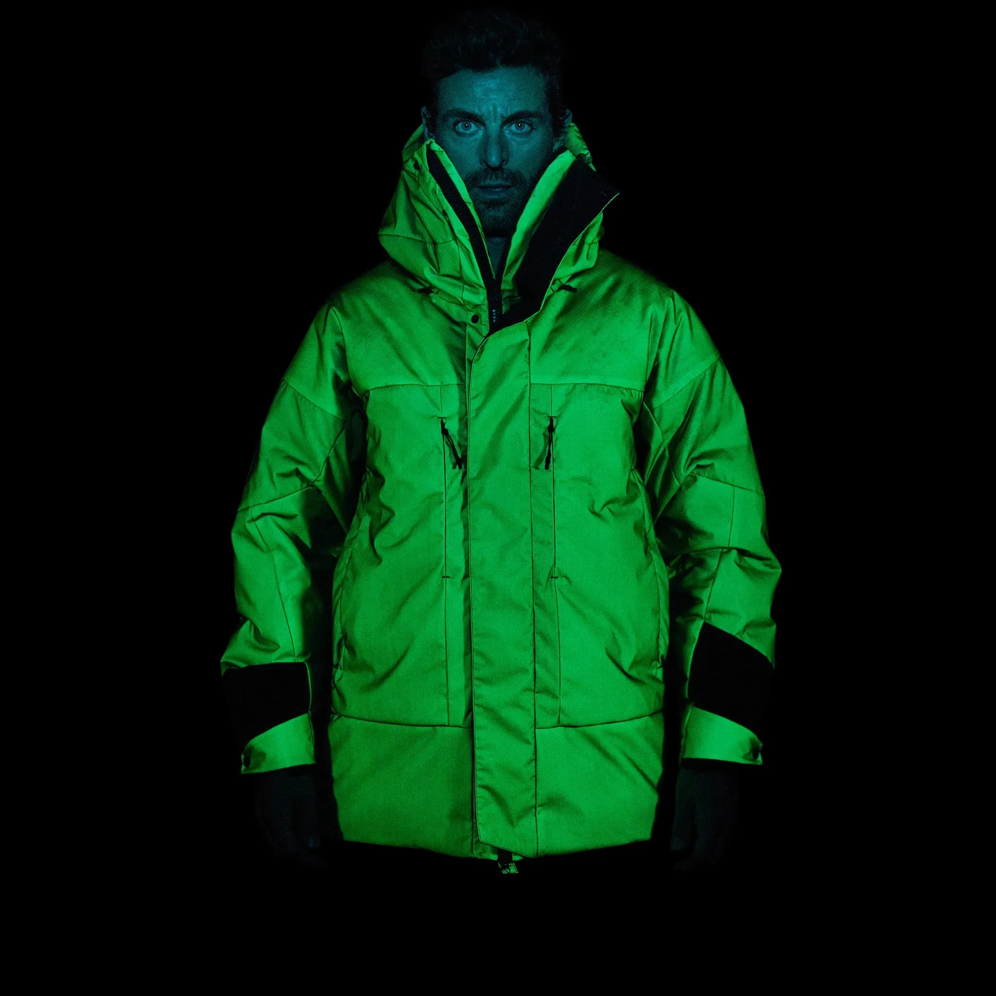 Solar Charged Puffer. Green edition