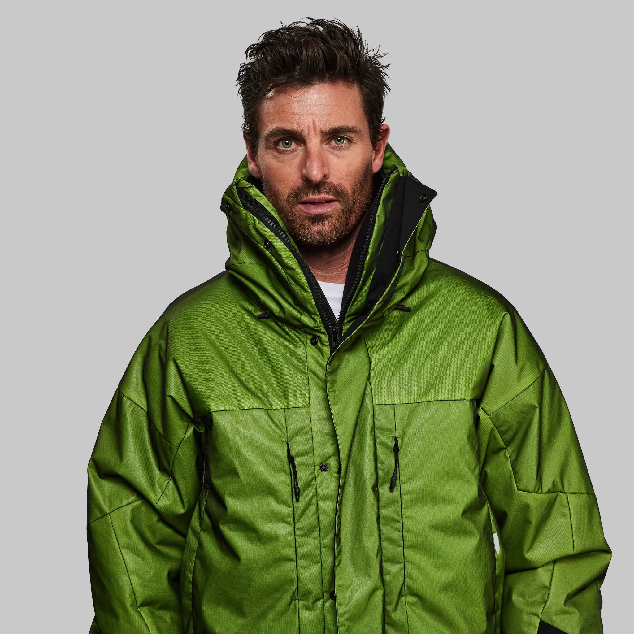 Solar Charged Puffer. Green edition