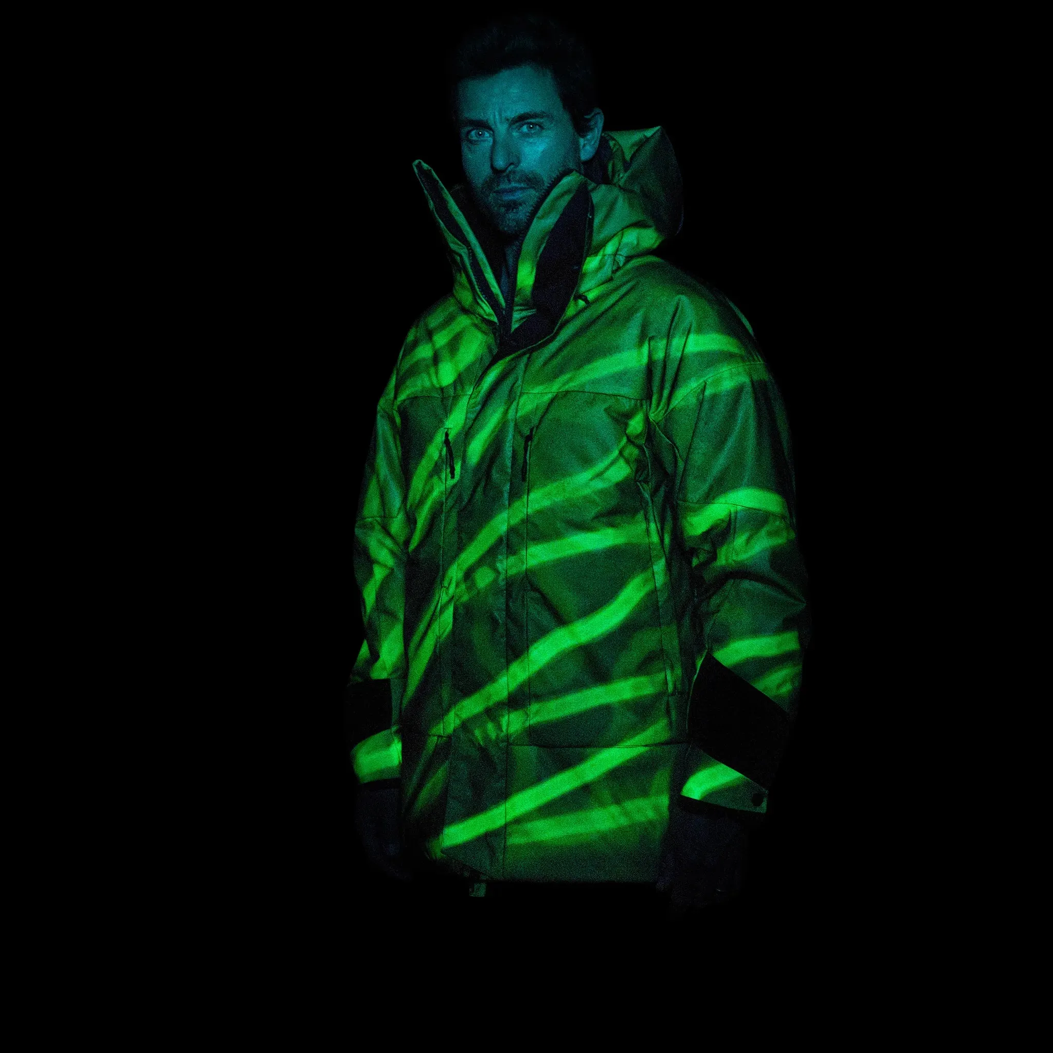 Solar Charged Puffer. Green edition