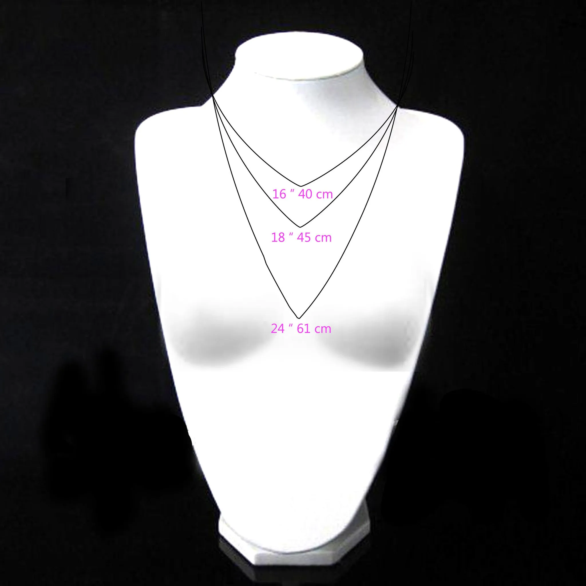 Triple Star of David & Helen Chain Necklace