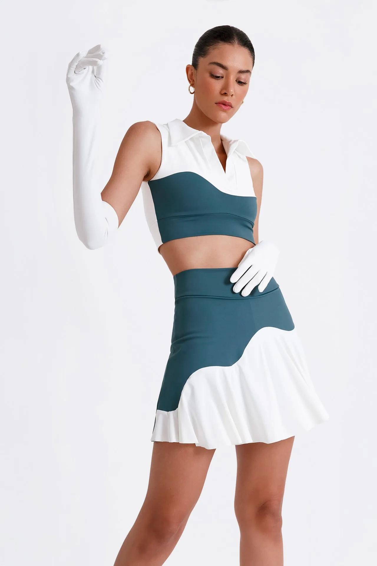 Wave Skort Esmeralda / Chantilly