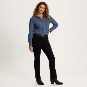 Women's High Rise Straight Jeans