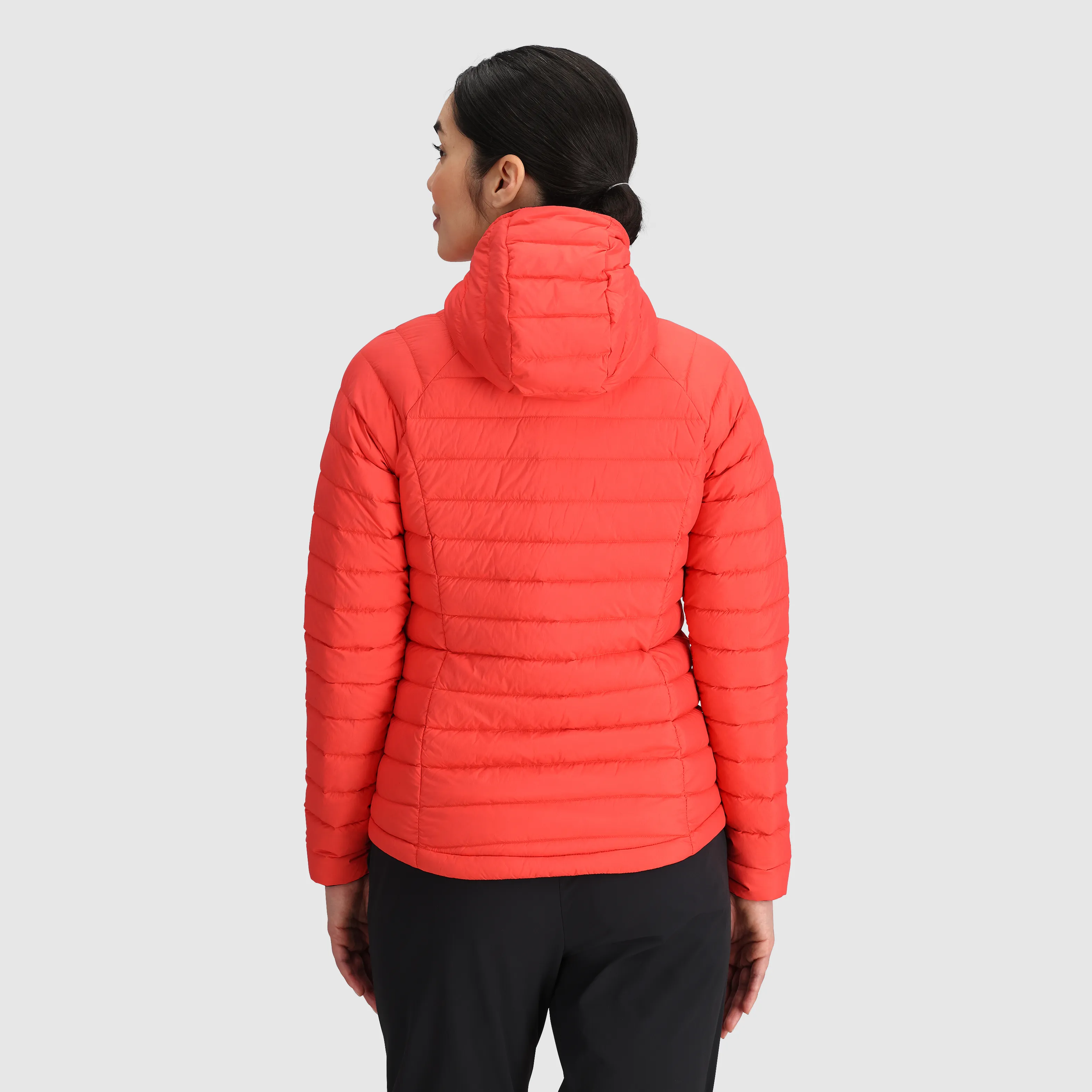 Womens Lightweight Transcendent Down Hoodie with Hood