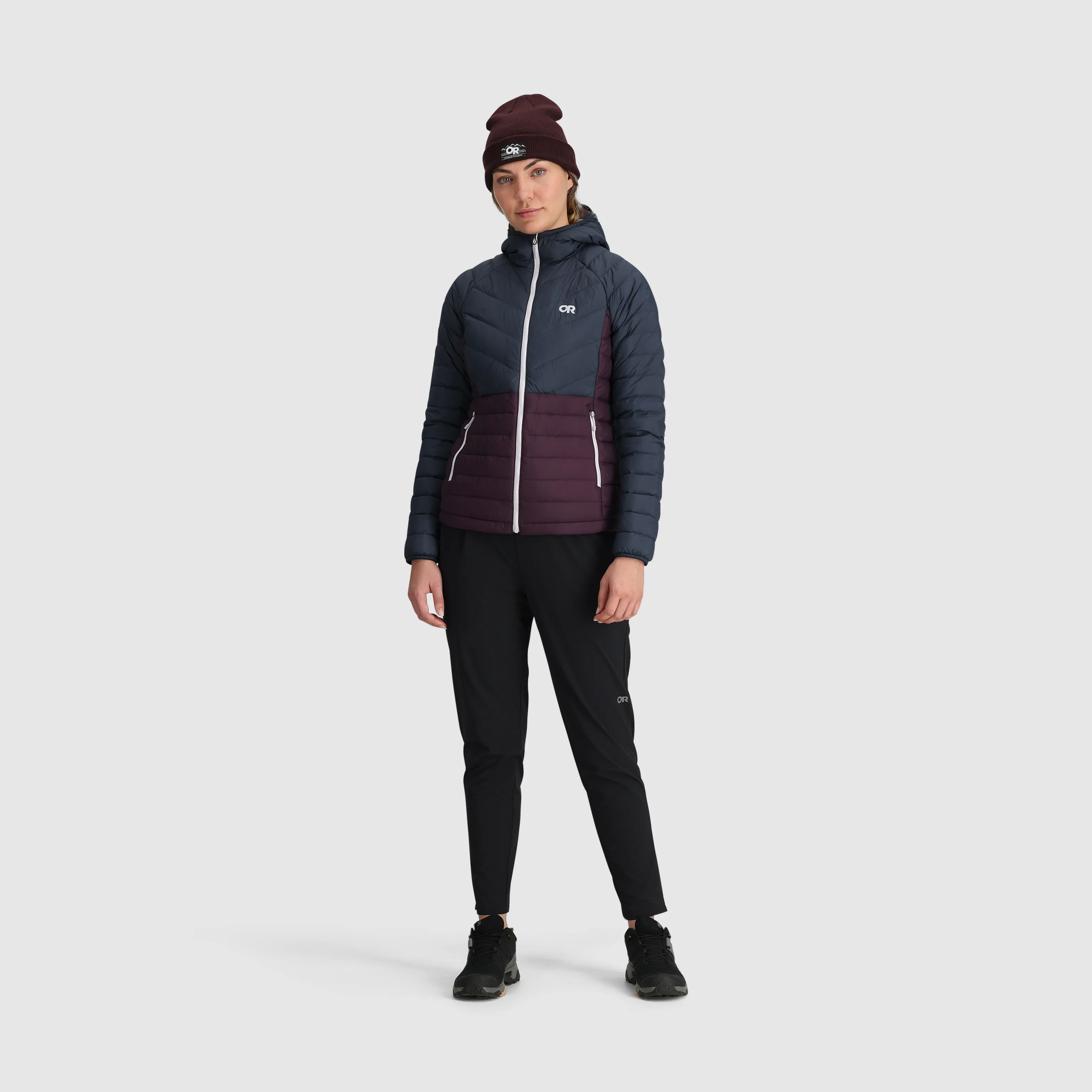 Womens Lightweight Transcendent Down Hoodie with Hood