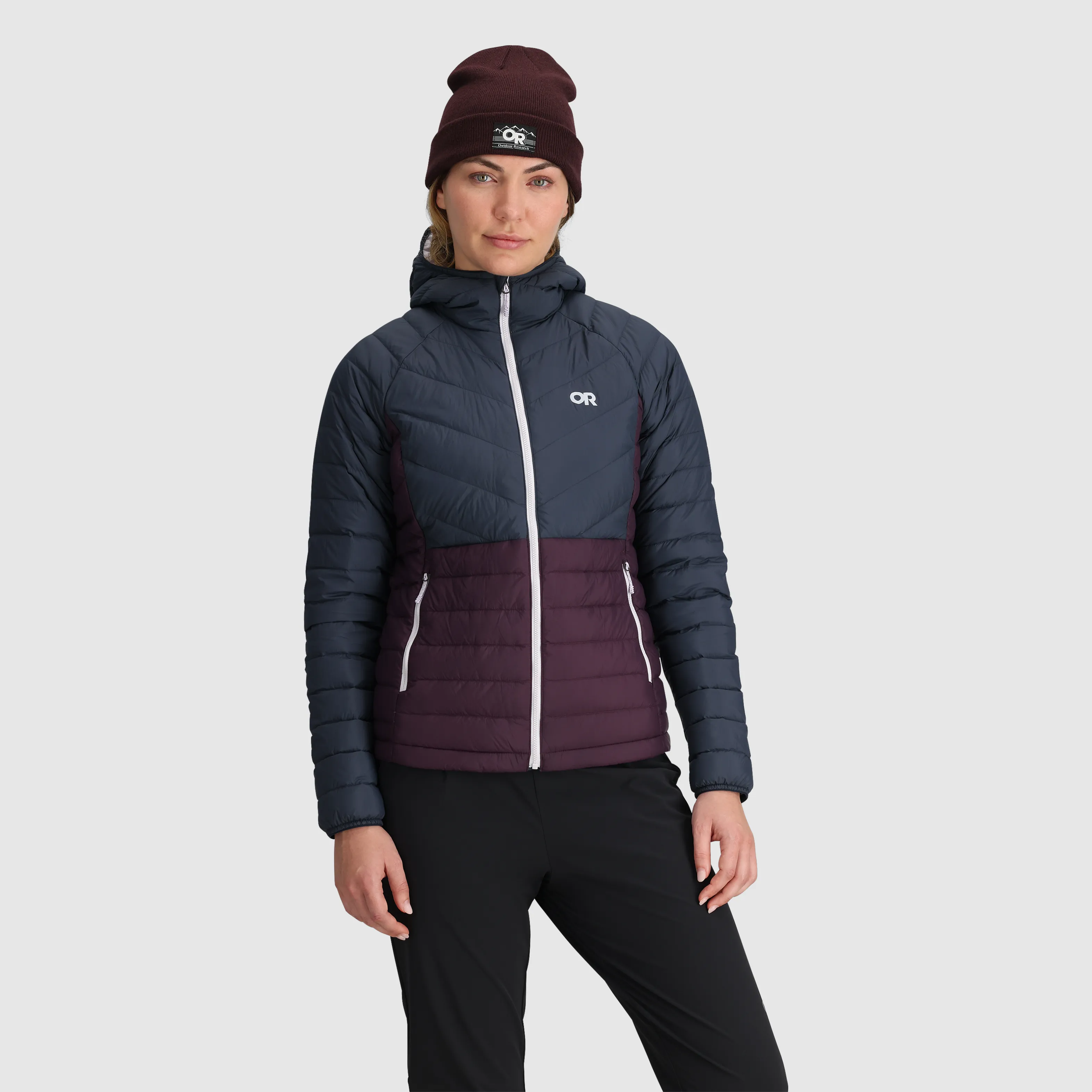 Womens Lightweight Transcendent Down Hoodie with Hood