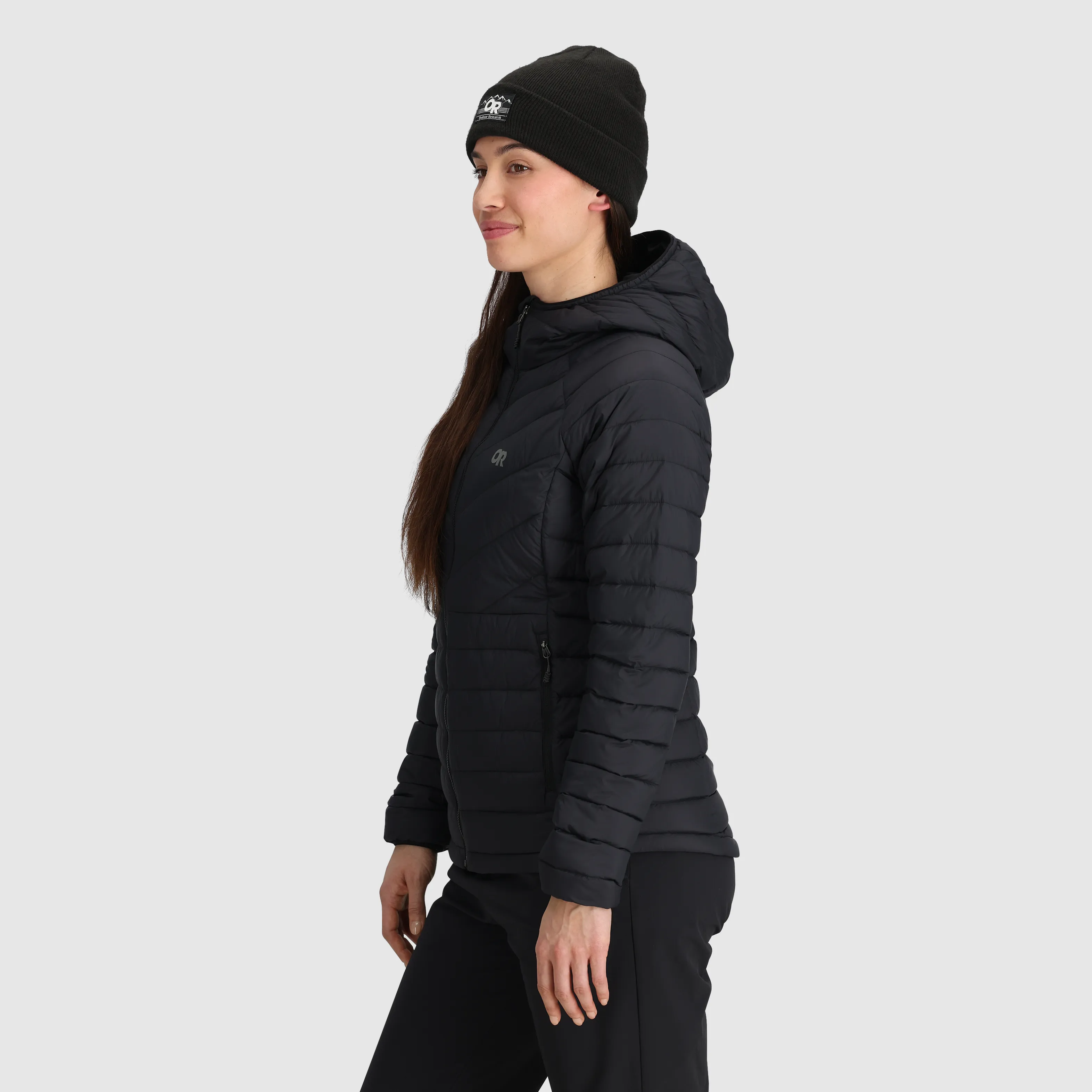 Womens Lightweight Transcendent Down Hoodie with Hood