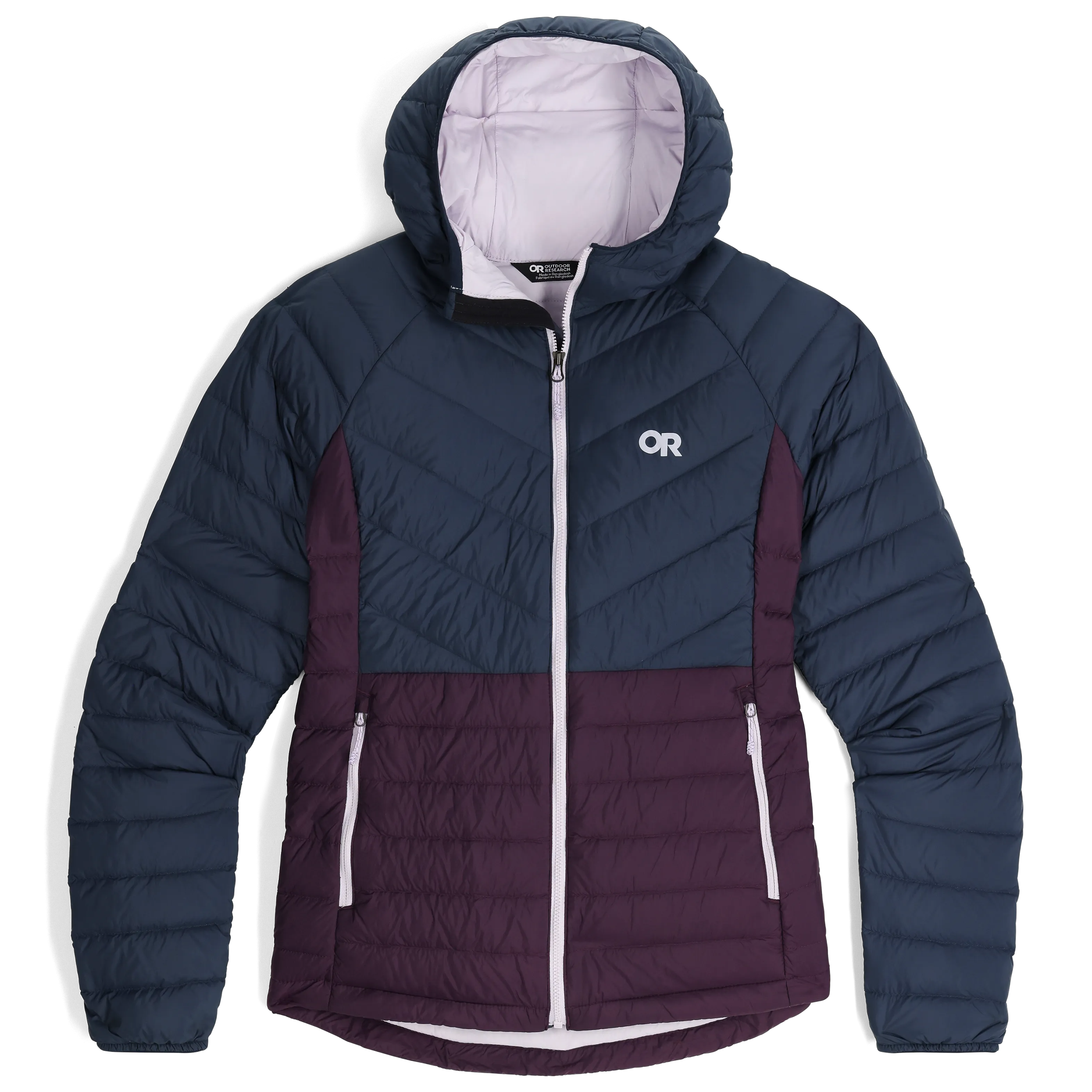 Womens Lightweight Transcendent Down Hoodie with Hood